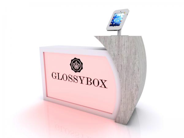 MOD-1573 Trade Show Display Counter with Optional MOD-1371 -- Image 2